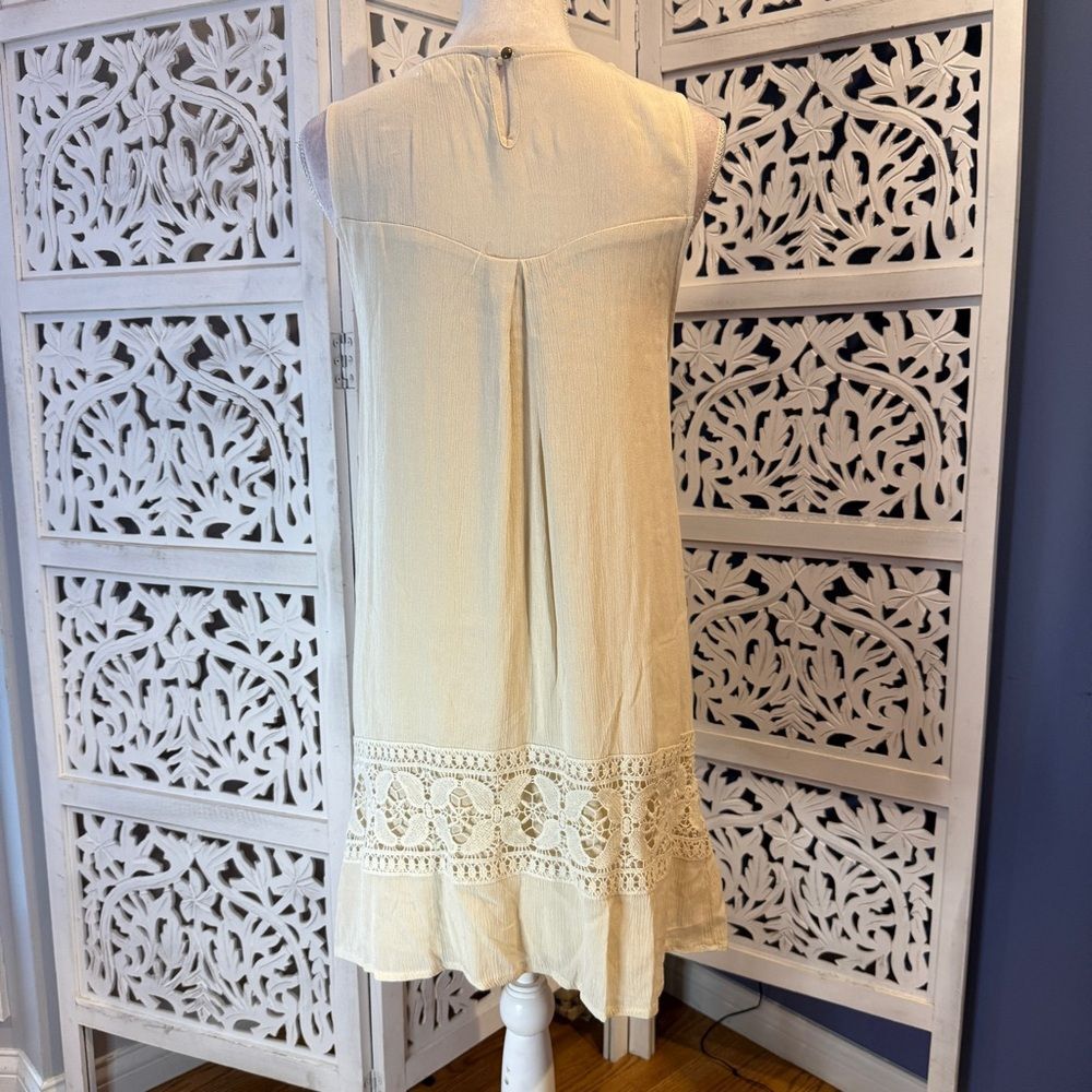 NWT coco + jaimeson Boho Cream and Orange Embroid… - image 2